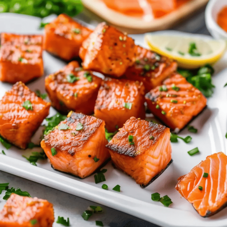 Air Fryer Salmon Bites