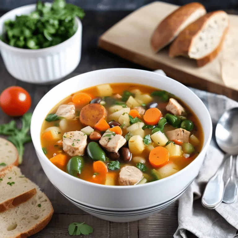 Chicken Sausage Soup