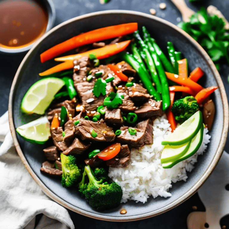 Garlic Ginger Beef Stir-Fry