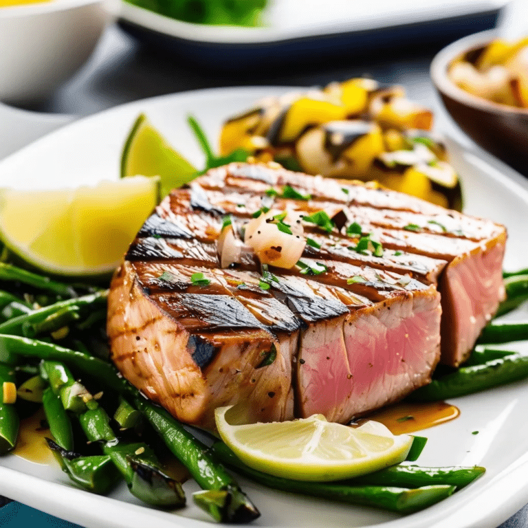 Grilled Tuna Steaks