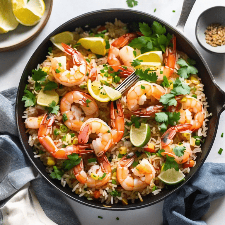 One-Pan Shrimp And Rice
