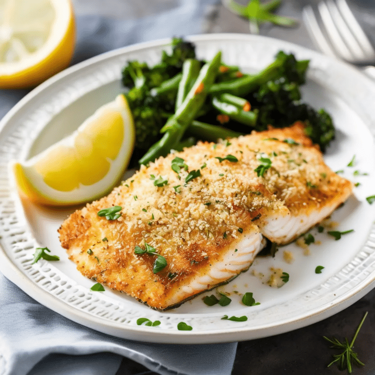 Parmesan-Crusted Baked Fish