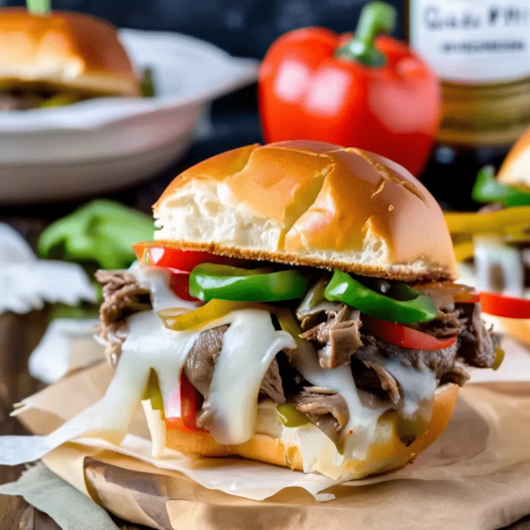 Philly Cheesesteak Sliders