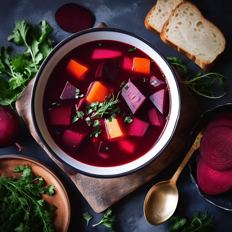 Red Borscht Soup