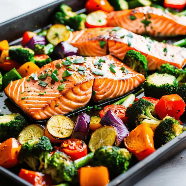 Sheet Pan Salmon and Veggies