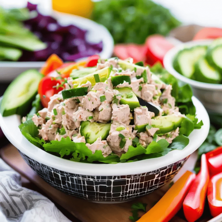Spicy Dill Pickle Tuna Salad