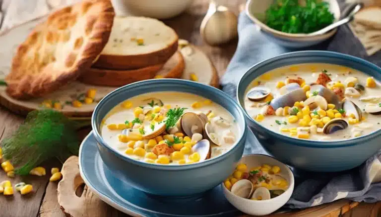CLAM AND CORN CHOWDER