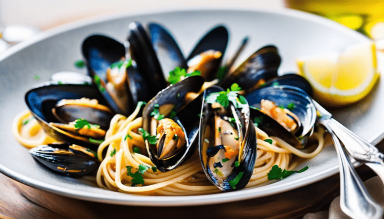 Linguine With Mussels