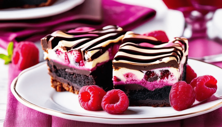 Raspberry Cheesecake Brownies