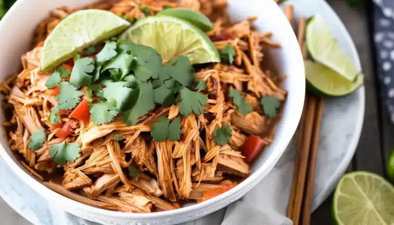 SLOW COOKER SHREDDED MEXICAN CHICKEN