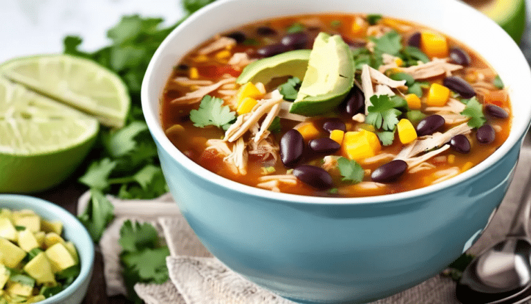 Slow Cooker Chicken Tortilla Soup
