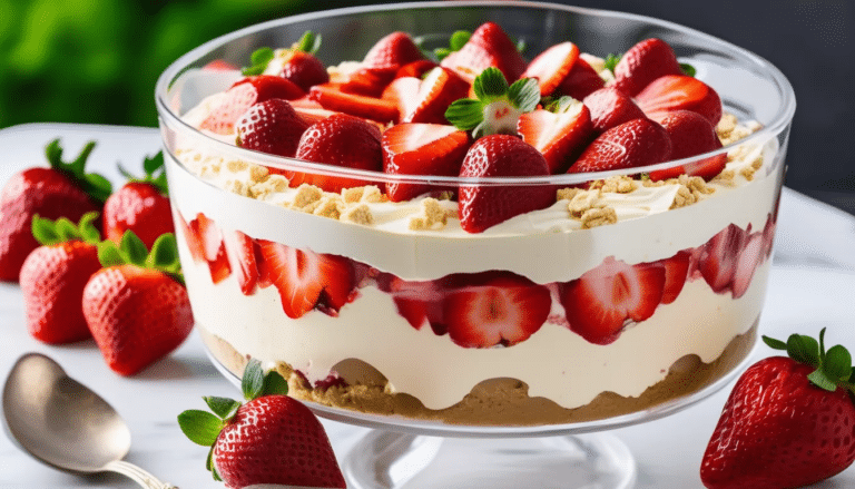 Strawberry Cheesecake Trifle