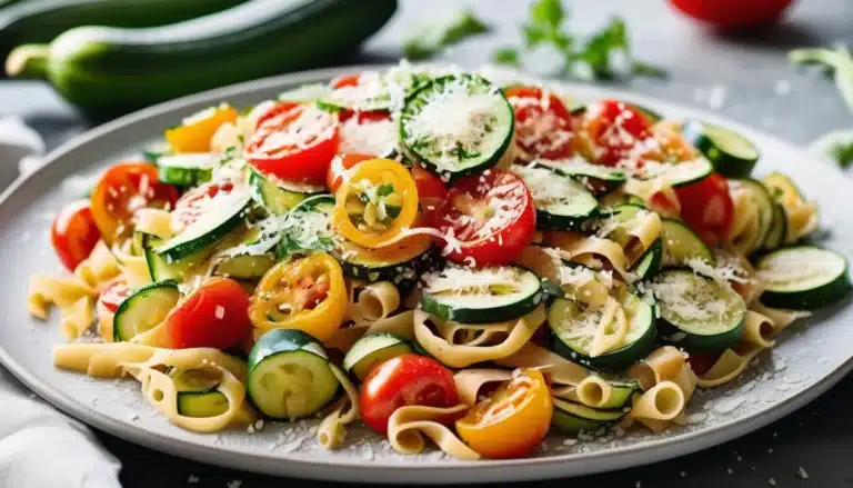 Zucchini And Tomato Pasta